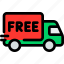 free, delivery, shipping, truck 