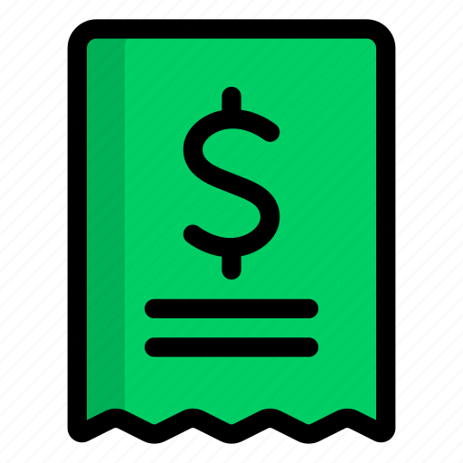 Receipt, bill, invoice, payment icon - Download on Iconfinder