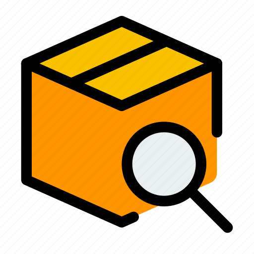 Tracking, package, box, search icon - Download on Iconfinder