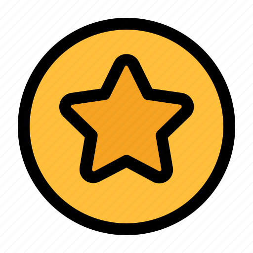 Rate, star, circle, favorite icon - Download on Iconfinder