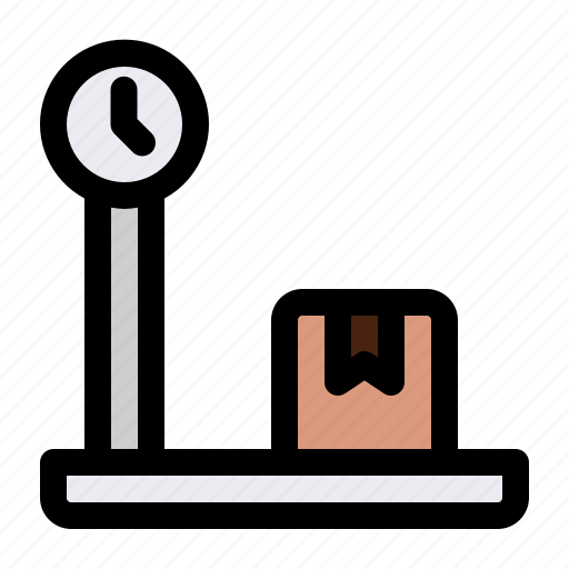 Weighing, scale, ware, house, delivery, cargo icon - Download on Iconfinder