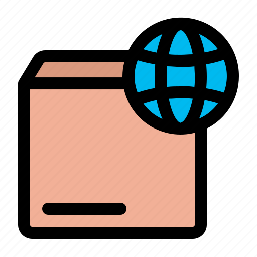 Worldwide, delivery, box, cargo, wordwide icon - Download on Iconfinder