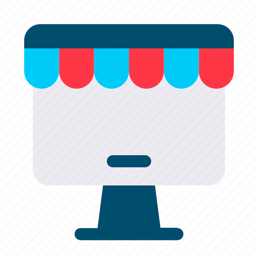 Online, shopping, computer, shop, e, commerce icon - Download on Iconfinder