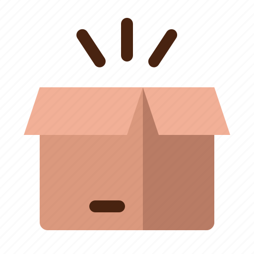 Open, box, package, delivery, unboxing icon - Download on Iconfinder