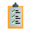 clipboard, checklist, document, write 