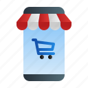 ecommerce, phone, mobile, online shop