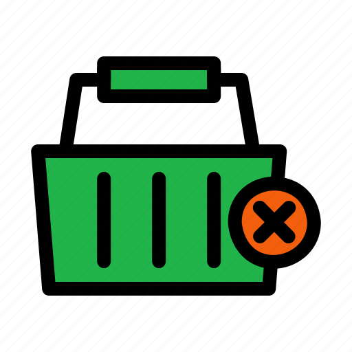 Basket, cart, checkout, delete, shopping icon - Download on Iconfinder
