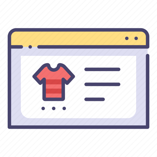 Internet, shirt, shop, shopping, store, web, website icon - Download on Iconfinder