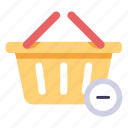 basket, cart, delete, remove, sale, shop, shopping