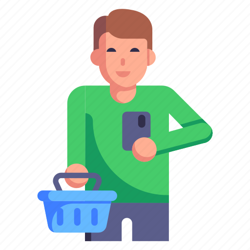 Man, shopper, buying, purchase, person icon - Download on Iconfinder