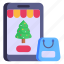 shopping app, christmas shopping, mobile shopping, online shop, ecommerce 