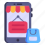 mobile shop, online shop, mcommerce, ecommerce, open shop 