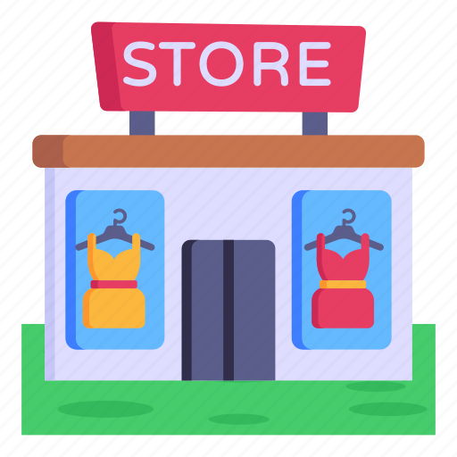 Store, boutique, clothes shop, outlet, building icon - Download on Iconfinder