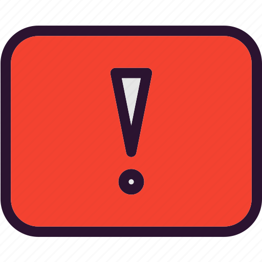 Attention, danger, exclamation, e- commerce icon - Download on Iconfinder