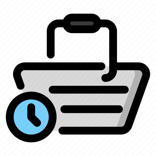Basket, cart, clock, expire, shopping, time, store icon - Download on Iconfinder