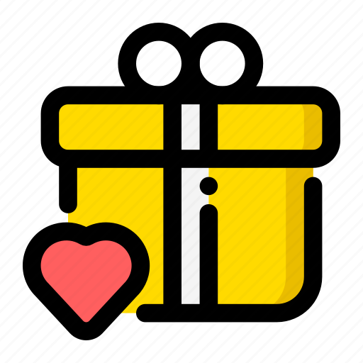 Bonus, gift, heart, like, present, benefit, giftbox icon - Download on Iconfinder