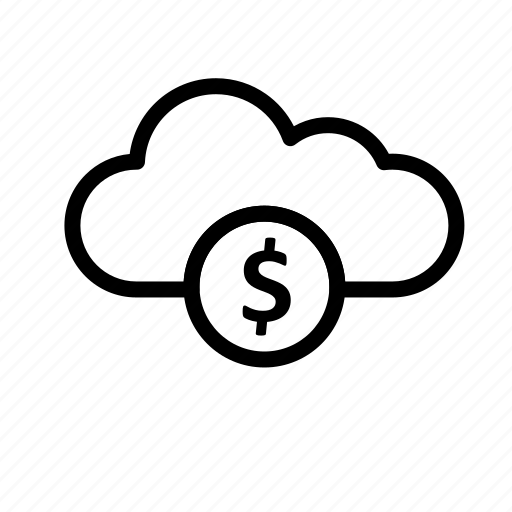Cloud, coin, money, weather icon - Download on Iconfinder