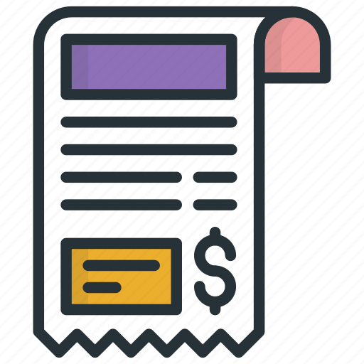Atm receipt, bill, payment, receipt, voucher icon - Download on Iconfinder