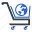 cart, e commerce, global, international, shopping 