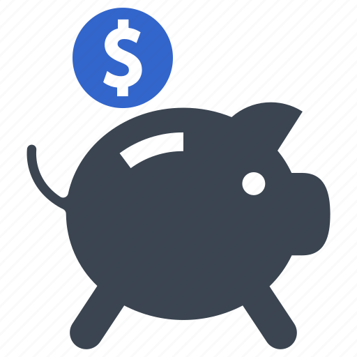 Coin, deposit, piggy bank, savings icon - Download on Iconfinder