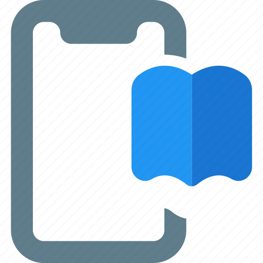 Book, smartphone, education icon - Download on Iconfinder