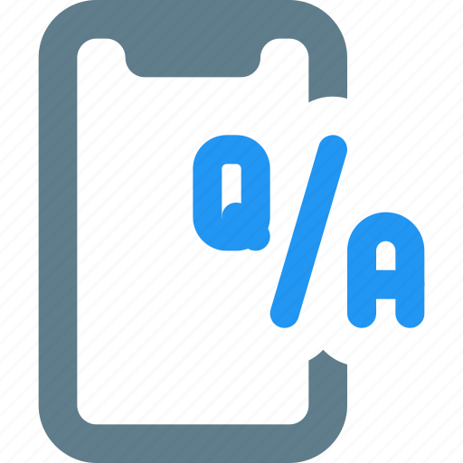 Q, a, smartphone, education icon - Download on Iconfinder