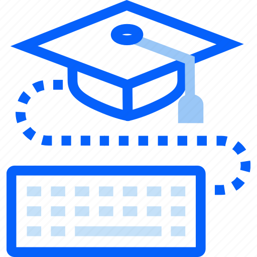 Distance, education, school, university, elearning, online, study icon - Download on Iconfinder