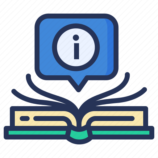 Book, bubble, information, learning icon - Download on Iconfinder