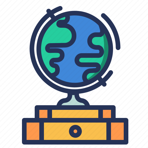 Books, education, explore, globe icon - Download on Iconfinder