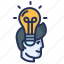 creativity, head, idea, lightbulb 
