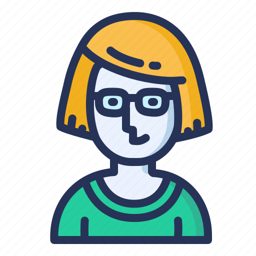 Female, girl, student, user icon - Download on Iconfinder