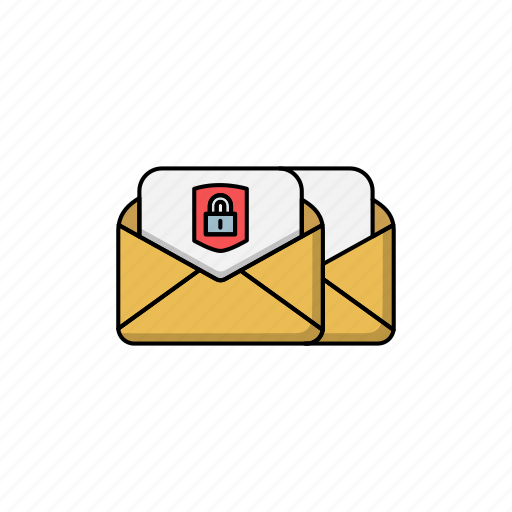 Email, mail, message, letter, envelope, chat, lock icon - Download on Iconfinder