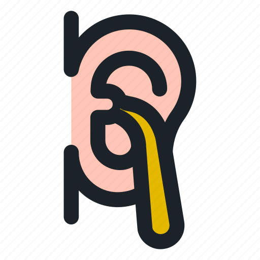 Ear, infection, earlobe, healthcare and medical, illness, sickness, disease icon - Download on Iconfinder