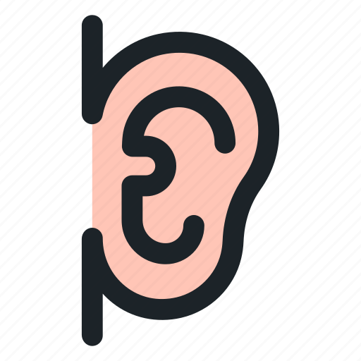 Ear, listen, ears, body parts, anatomy, body, medical icon - Download on Iconfinder