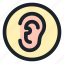ear, listen, listening, ears, anatomy, hear, human, body 