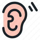 ear, listen, listening, ears, anatomy, body, human, body part, hearing