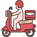 delivery, rider, express, messenger, service