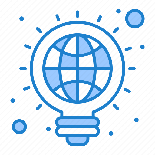 Bulb, creative, globe, idea, web icon - Download on Iconfinder