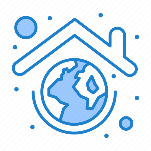 Earth, globe, green, protection, roof icon - Download on Iconfinder