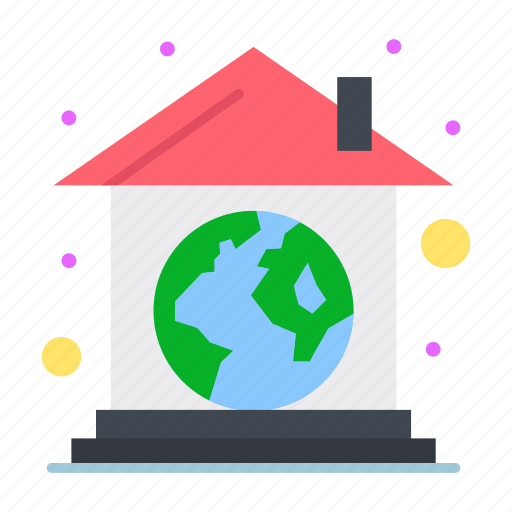 Earth, ecological, estate, green, house icon - Download on Iconfinder