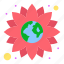 earth, flower, globe, world 