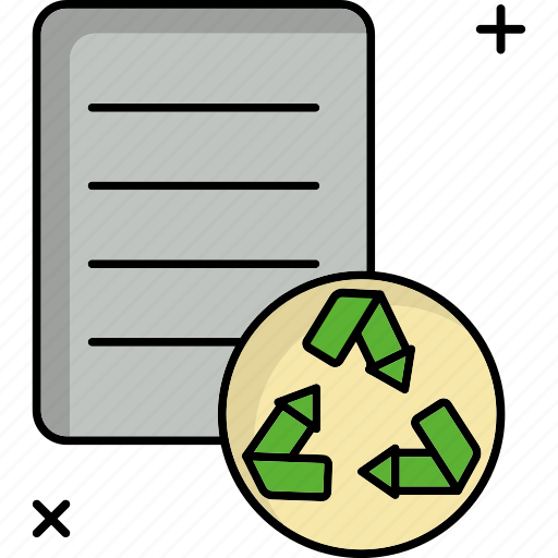 Paper recycling, recycling, paper-trash, scrap-paper, recycle, paper-waste, ecology icon - Download on Iconfinder