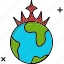 world queen, globe, world, earth, queen, planet, global, ecology 