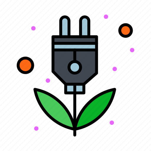 Ecology, energy, green, leaf, plug icon - Download on Iconfinder
