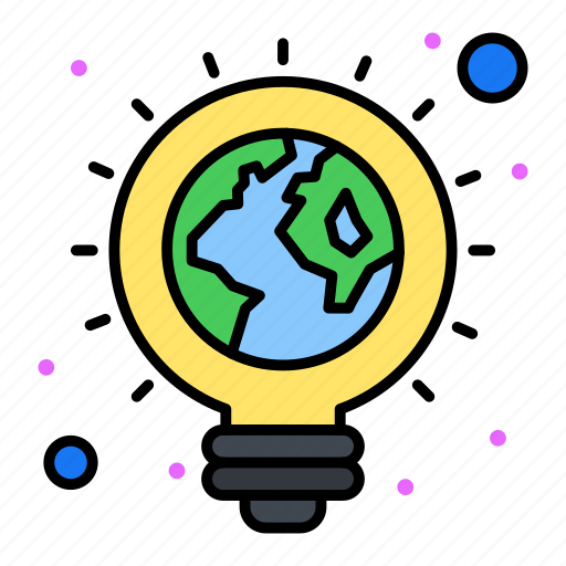 Bulb, earth, eco, inspiration, light icon - Download on Iconfinder