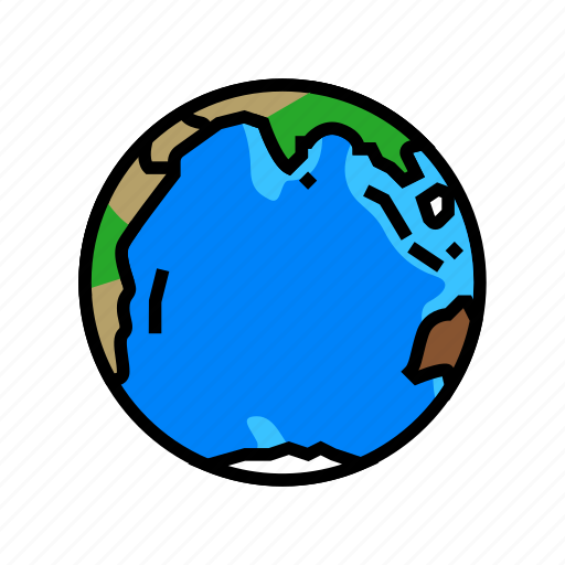 Indian, ocean, map, earth, world, planet icon - Download on Iconfinder