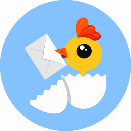Chick, egg, letter icon - Download on Iconfinder