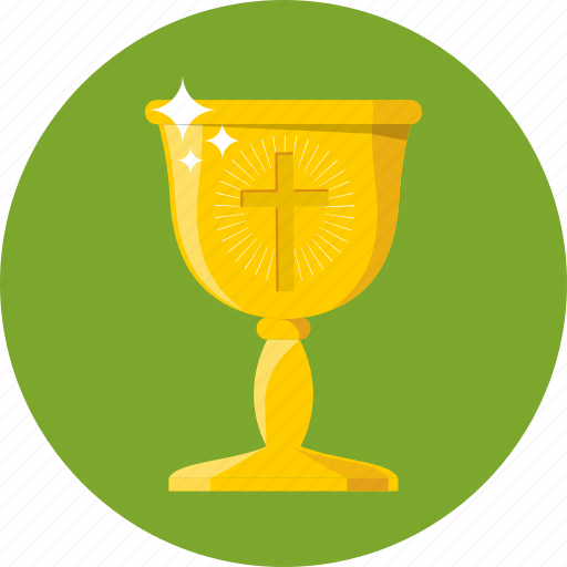 Chalice, communion, cross, cup, grail, religious icon - Download on Iconfinder
