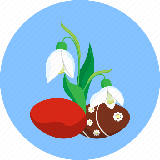 Easter, egg, snowdrops, spring icon - Download on Iconfinder