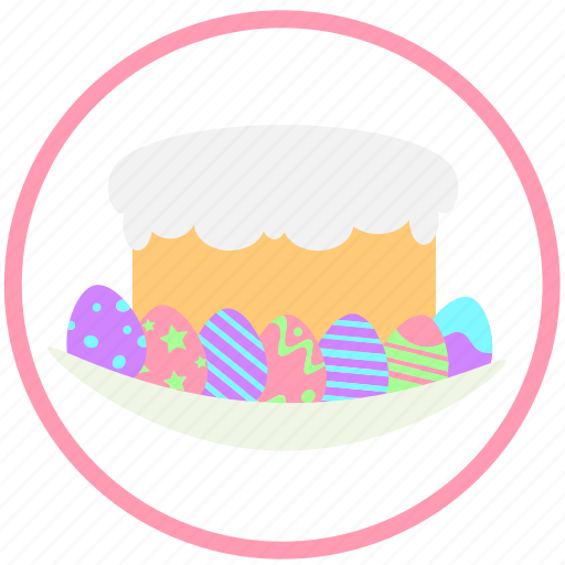 Celebrate, celebrating, easter, easter pie, eggs, holiday, pie icon - Download on Iconfinder